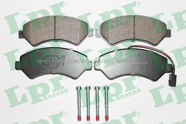 PASTILLA DE FRENO LPR JUMPER/DUCATO/BOXER 06/11 UN SENSOR DEL.