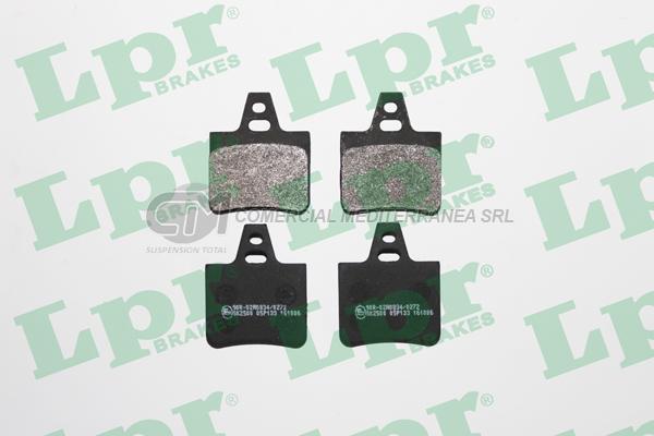 PASTILLA DE FRENO LPR PEUGEOT 406/CITROEN XANTIA 98/ TRAS.