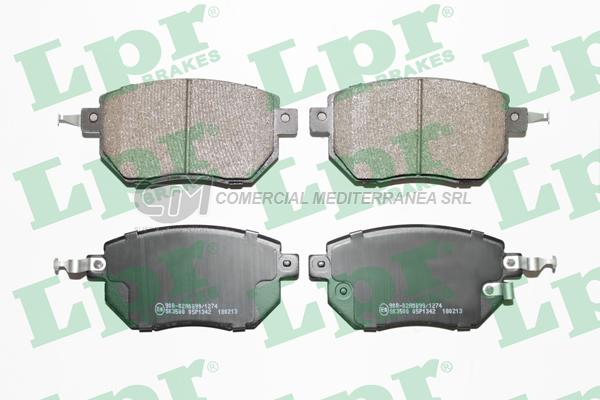 PASTILLA DE FRENO LPR NISSAN ALTIMA-MAXIMA-MURANO - INFINITI FX 03/ DEL.