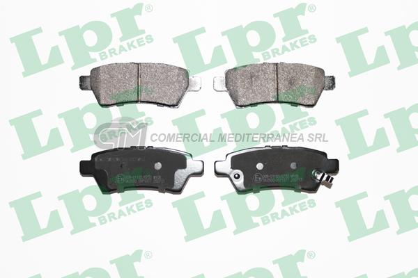 PASTILLA DE FRENO LPR NISSAN PATHFINDER 06/ TRAS.