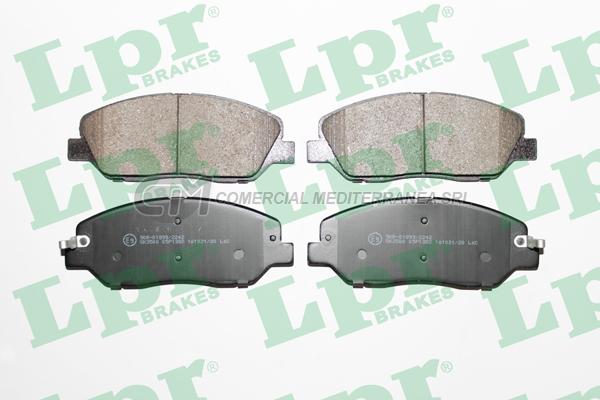 PASTILLA DE FRENO LPR HYUNDAI SANTA FE II - KIA CARNIVAL III 06/ DEL.