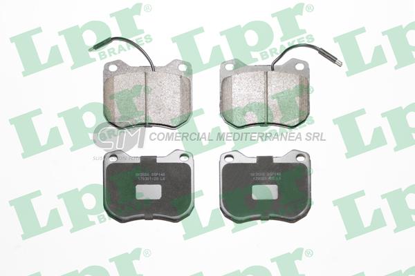 PASTILLA DE FRENO LPR PEUGEOT 505 INJECTION-604/PORSCHE 924-928-944 DEL.