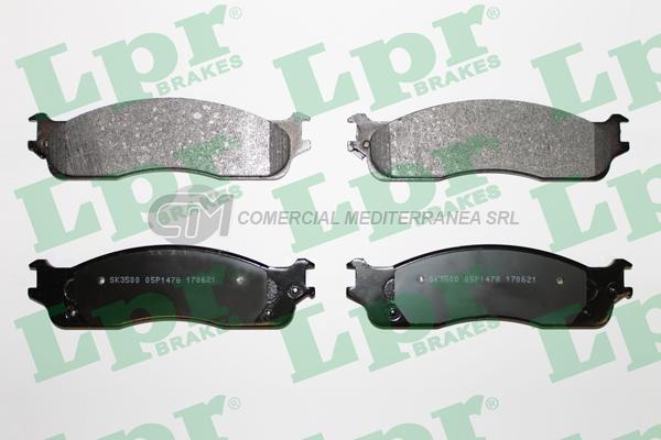 PASTILLA DE FRENO LPR CHRYSLER/ DODGE RAM DEL.