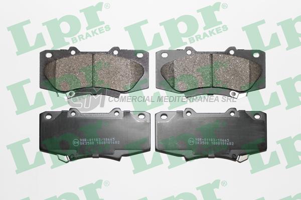 PASTILLA DE FRENO LPR TOYOTA HILUX 07/.. DEL.