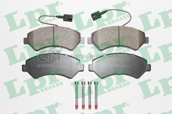 PASTILLA DE FRENO LPR JUMPER/DUCATO/BOXER 11/.. 2 SENSORES DEL.