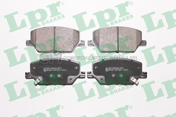 PASTILLA DE FRENO LPR FIAT TORO - JEEP RENEGADE DEL.