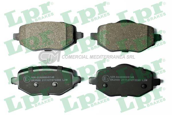 PASTILLA DE FRENO LPR PEUGEOT 208 - 2008 19/.. C4 20/.. DS3 2018/.. TRAS.