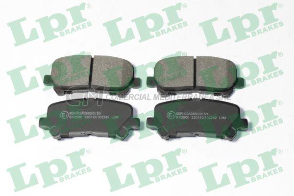 PASTILLA DE FRENO LPR HONDA PILOT CHEV. TRAILBLAZER TOYOTA HIACE 19/.. TRAS.