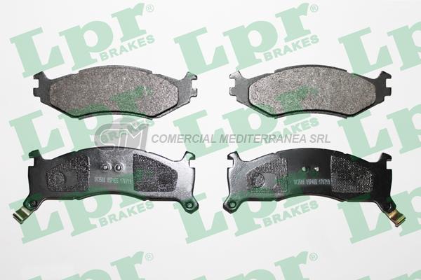 PASTILLA DE FRENO LPR DODGE- CHRYSLER SPIRIT / PLYMOUTH 14" 90/96 DEL.