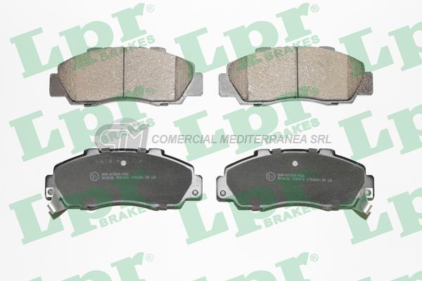 PASTILLA DE FRENO LPR HONDA ACCORD-ACURA-SCAUT/ROVER/ ISUZU 90/96 DEL.