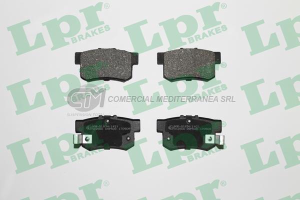 PASTILLA DE FRENO LPR HONDA ACCORD-/ ROVER/ISUZU 90/96 TRAS.