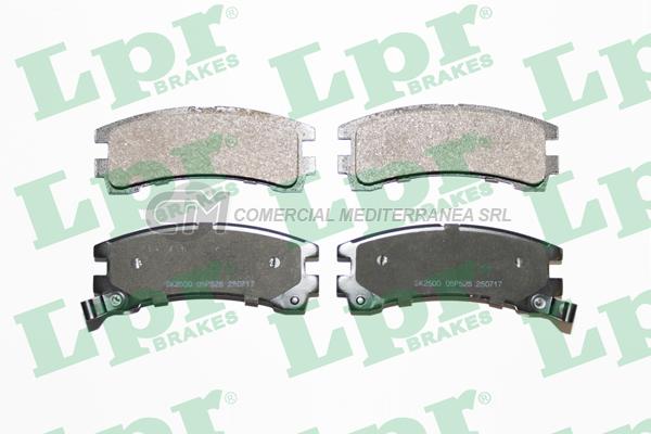 PASTILLA DE FRENO LPR NISSAN PATHFINDER V-6 (FULL) 90/94 TRAS.