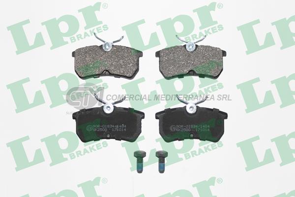PASTILLA DE FRENO LPR FORD FOCUS (NAFTA O DIESEL) TRAS.