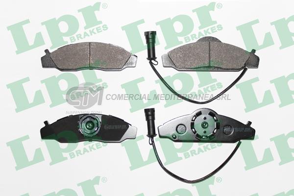 PASTILLA DE FRENO LPR SSANG YONG MUSSO- NEW KORANDO 97/ DEL.