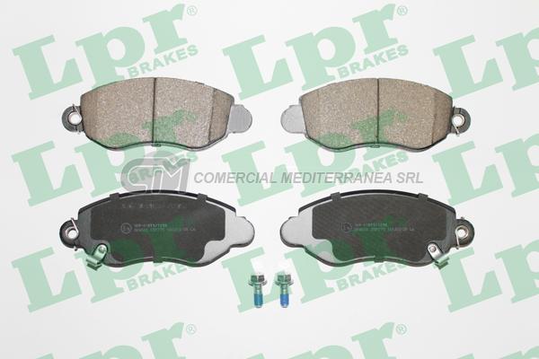 PASTILLA DE FRENO LPR FORD TRANSIT RODADO 16 2000 DEL.