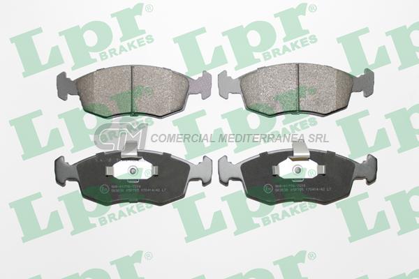 PASTILLA DE FRENO LPR FIAT PALIO WEEKEND-ESTRADA 98/ DEL.