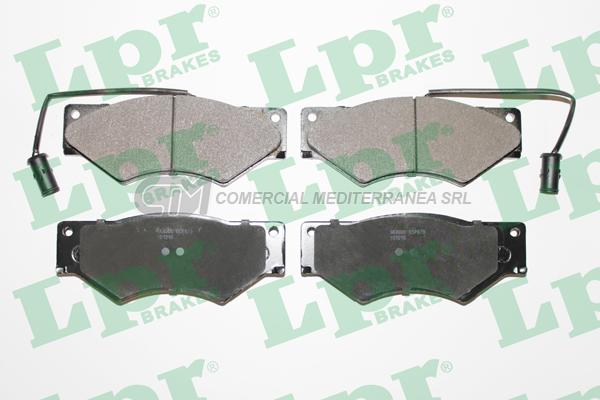 PASTILLA DE FRENO LPR IVECO DAILY 59.12 (C/SENSOR NVO) DEL.