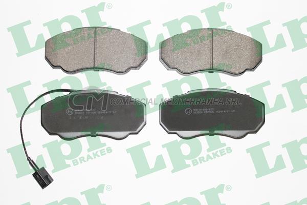 PASTILLA DE FRENO LPR BOXER I/FIAT DUCATO/CITROEN JUMPER 01/ DEL.